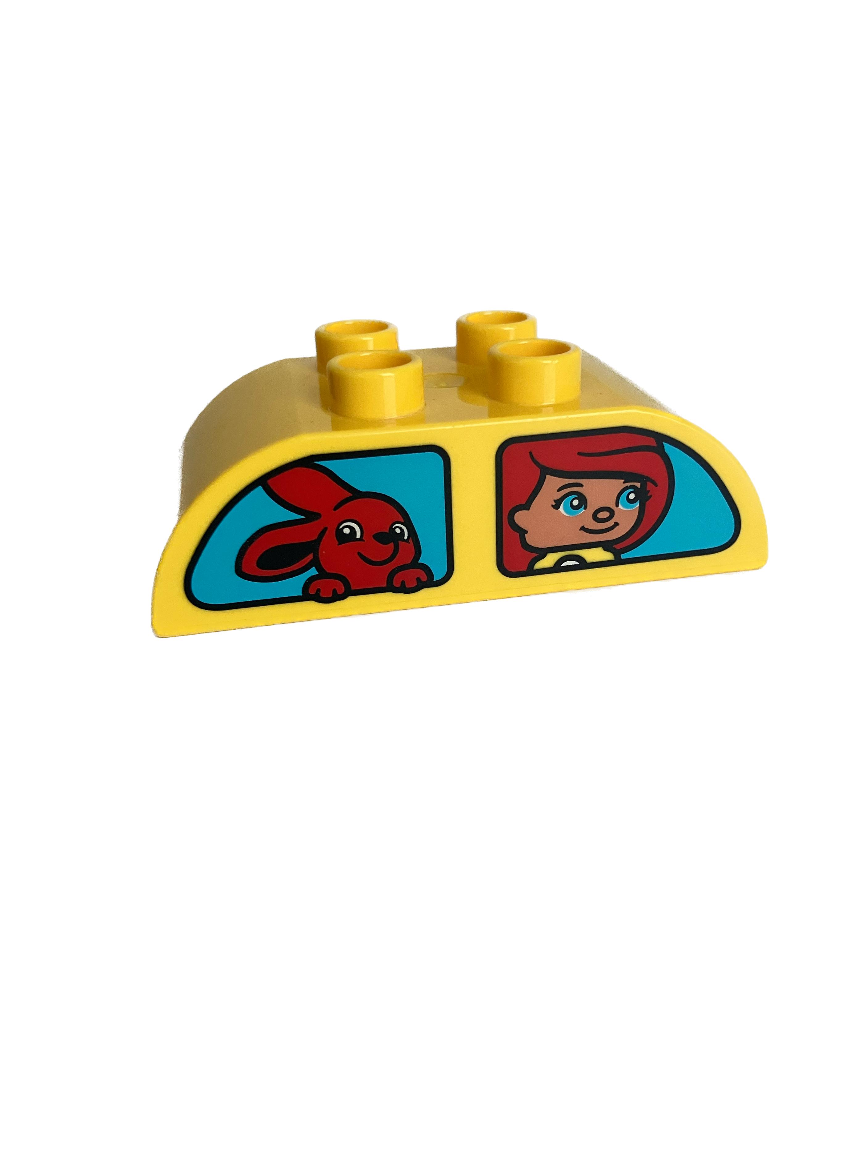 Lego Duplo děti v autě žlutá